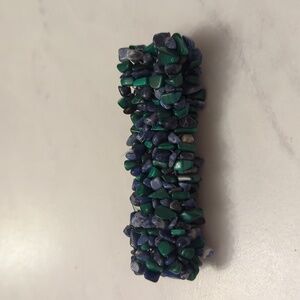 Lapis and Malachite Stretchy Bracelet